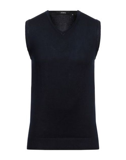 Man Sweater Midnight blue Size M Viscose, Polyamide