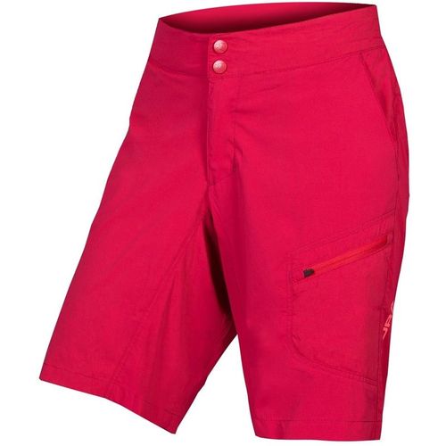 Endura Womens Hummvee Lite Shorts with Liner Ladies in Berry