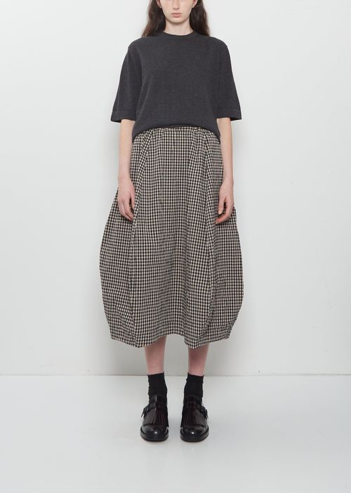 Bergfabel Carla Cotton Blend Skirt Check