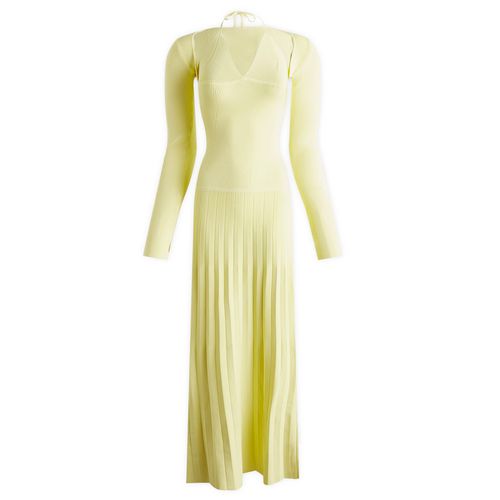 Women's The Label Juniper Contoured Maxi Dress in Lemon