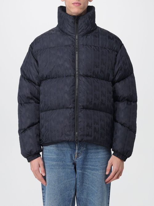 Coat Men color Black