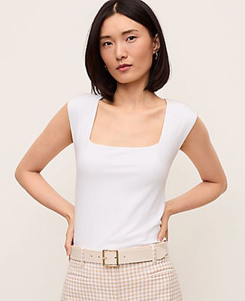 Ann Taylor Square Neck Top