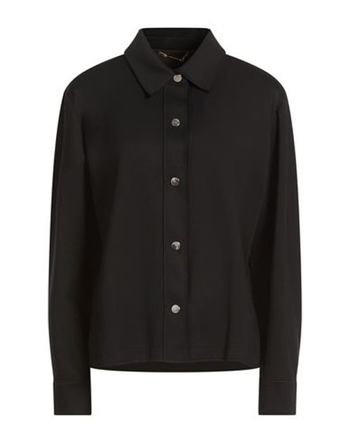 Woman Shirt Black Size 8 Polyamide, Cotton, Elastane