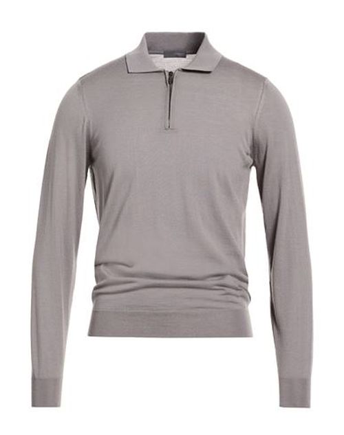 Man Sweater Grey Size 38 Super 140s Wool