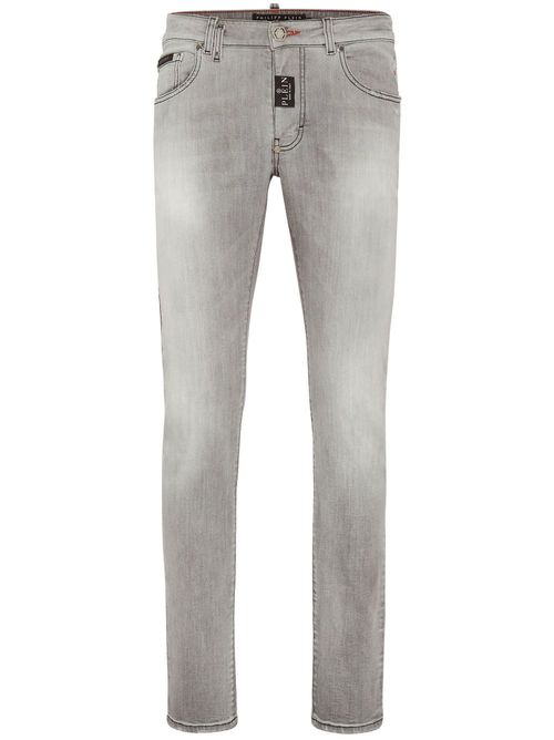Low-rise skinny jeans - Grey