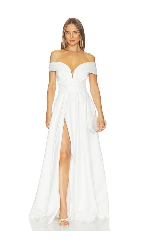 Sonya Moda Delara Gown in White. XS. Also in