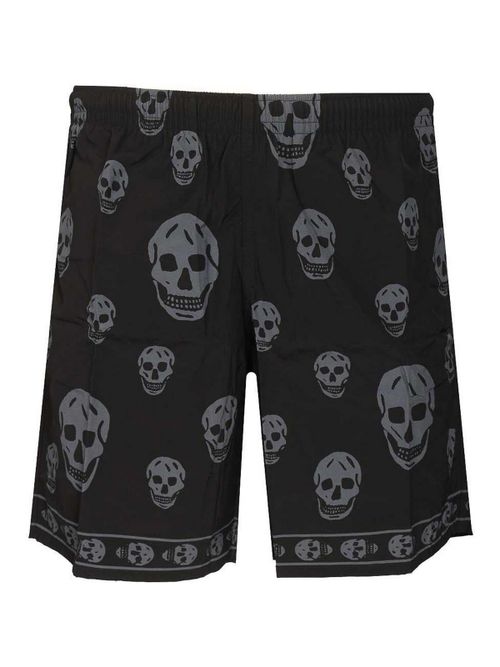 Swim Shorts With Skull Motif