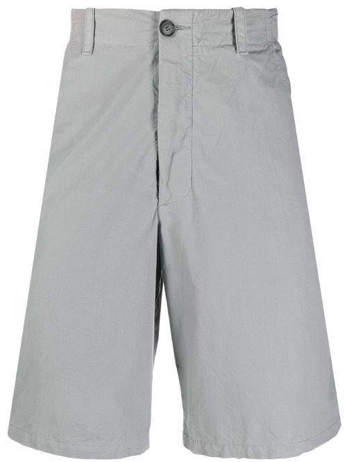 Knee-length chino shorts - Grey