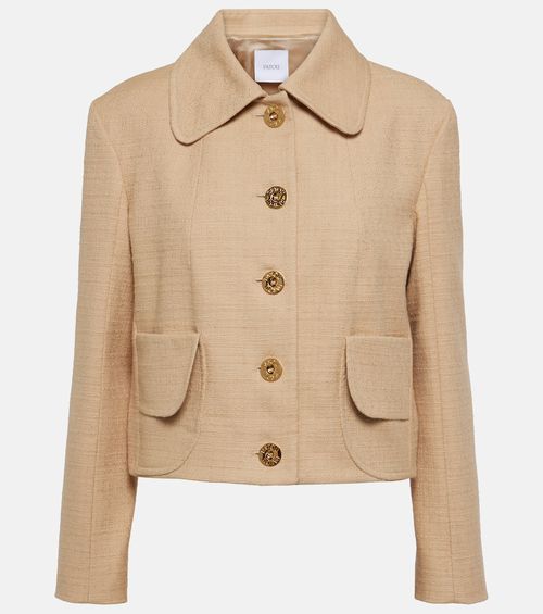 Cotton-blend tweed jacket