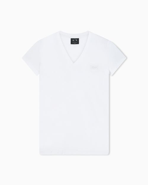 Slim Fit T-Shirt in Stretch Cotton Jersey