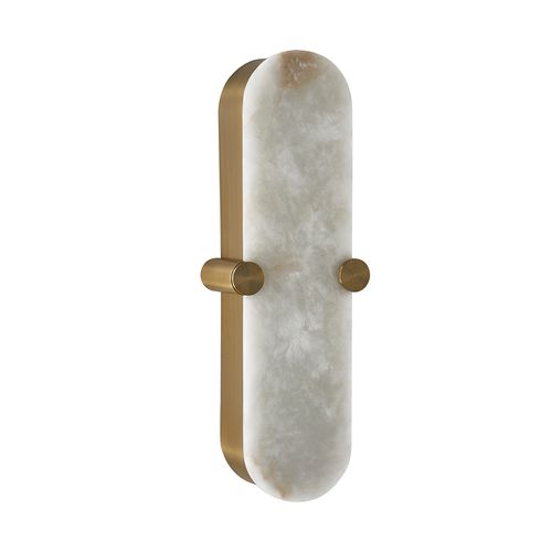 Winter Brass LED Wall Sconce from the Lumba Collection