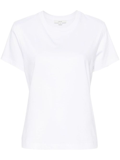 Mélange cotton T-shirt - White