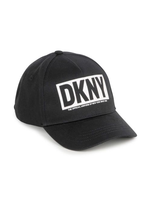 Logo-print cotton baseball cap - Black