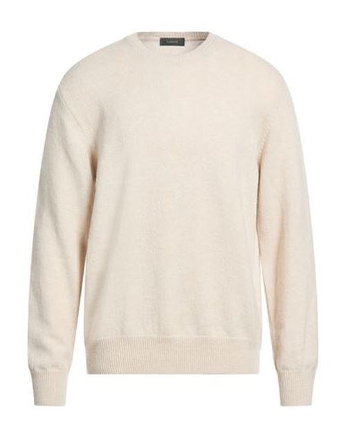 Man Sweater Ivory Size 42 Virgin Wool