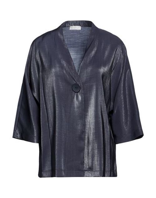 Woman Jacket Midnight blue Size 8 Viscose, Polyester