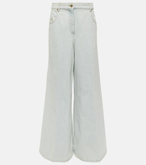 High-rise flared jeans