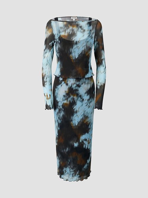 Women's Zella Abstract Maxi Dress - Night Spark