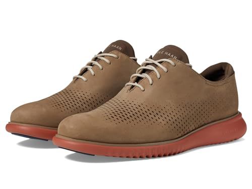 Cole Haan Mens 2 Zerogrand LSR Wing British Tan/Black/Ivory