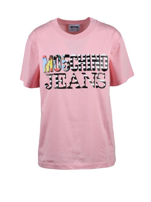 Pink Women Cotton T-shirt