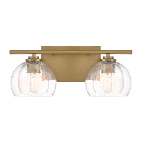 Legacy Brass Bathroom Vanity Light from the Glint Collection