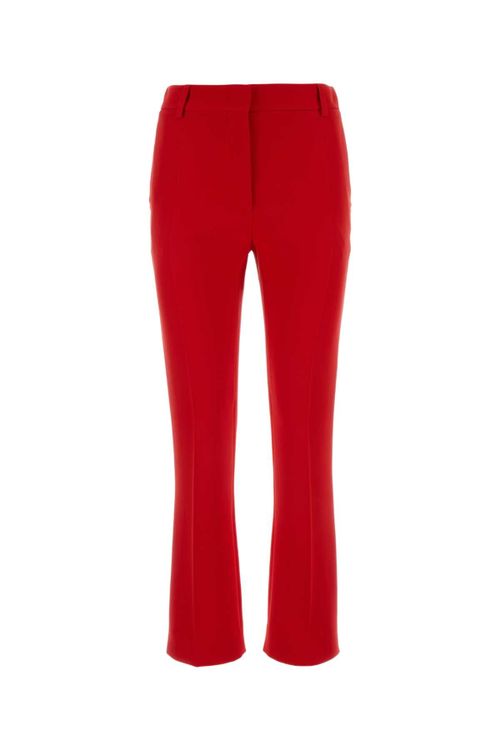 Solid Trousers — Red