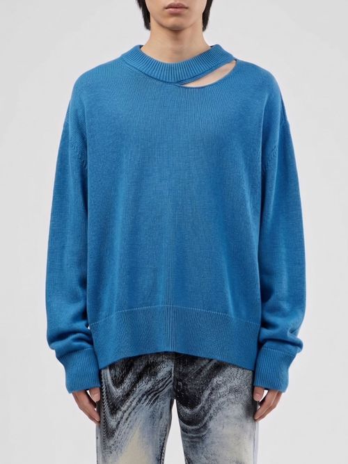 Sweater Men color Blue