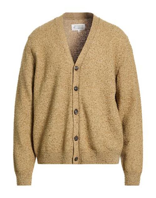 Man Cardigan Sand Size S Wool, Cotton