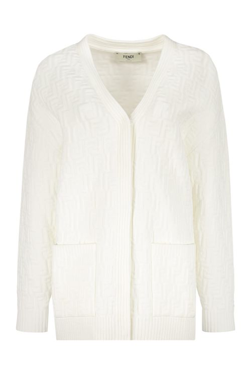 Jacquard Knit Cardigan