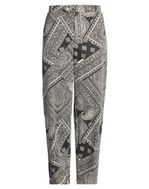 Man Pants Charcoal Size L Cotton