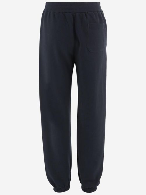 Cotton Logo Joggers — Navy