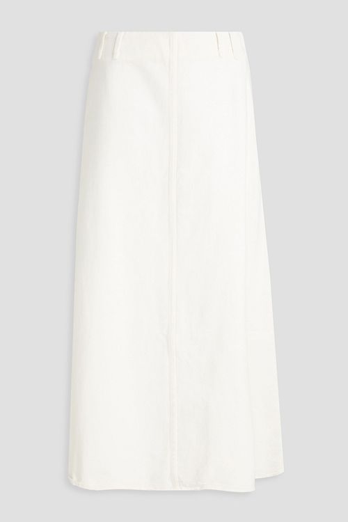 Carlas denim midi skirt - White - DE 44