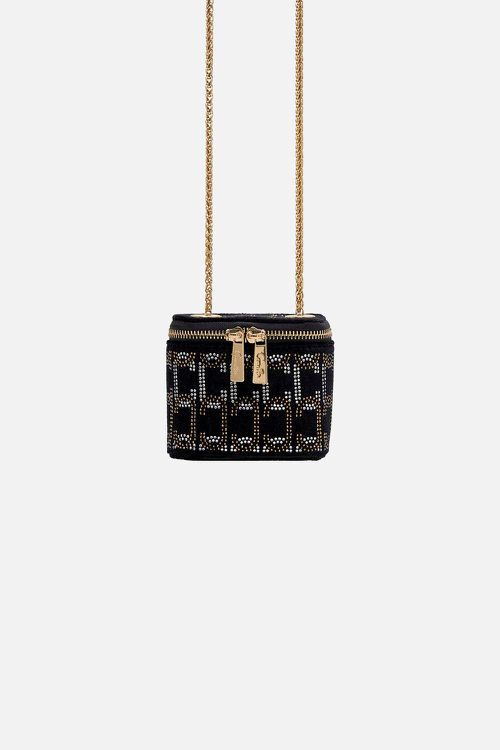 Mini Box Bag Solid Black