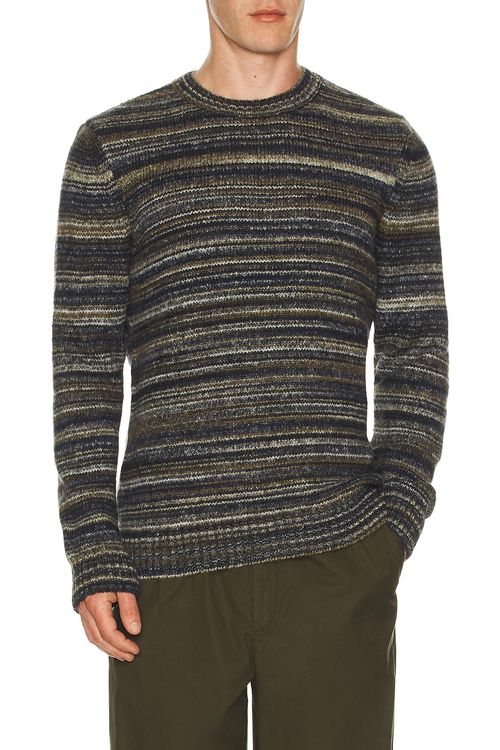 Barbour Pateley Crew Neck Sweater in Inky Marl - Grey. L also in M, S, XL/1X