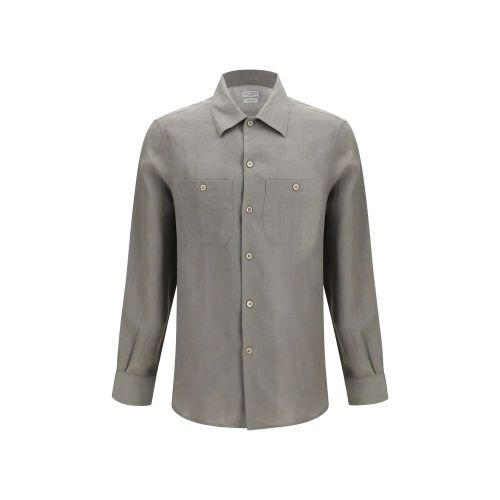 Linen Shirt — Gray