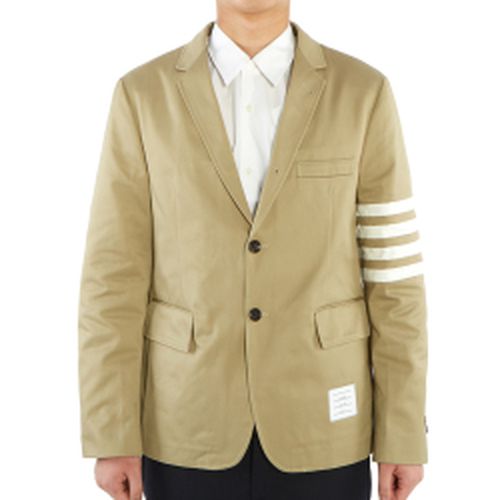 Classic Sport Jacket W/ 4 Bar In Cotton Twill