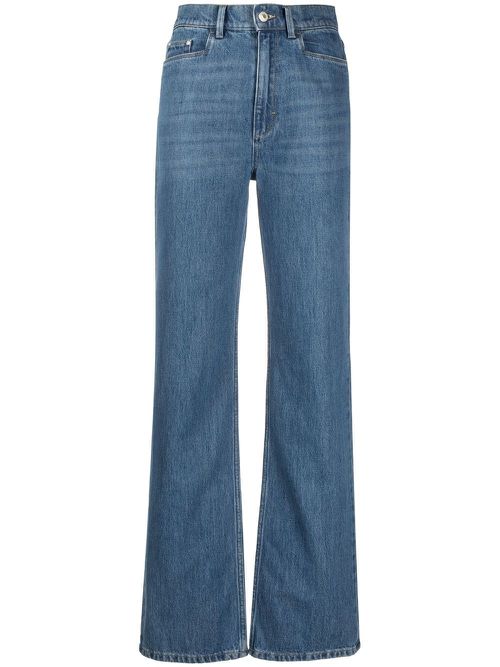 Rose high-waisted jeans - Blue