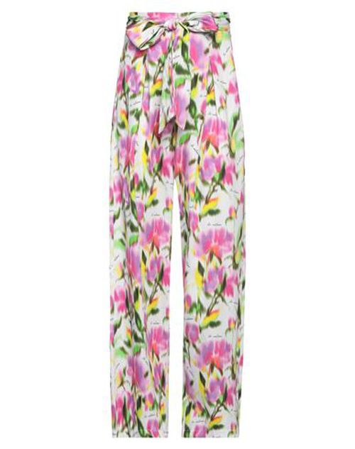 Le Volière Woman Pants White Size S Cotton