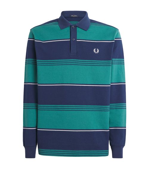 Cotton Heavyweight Stripe Polo Shirt