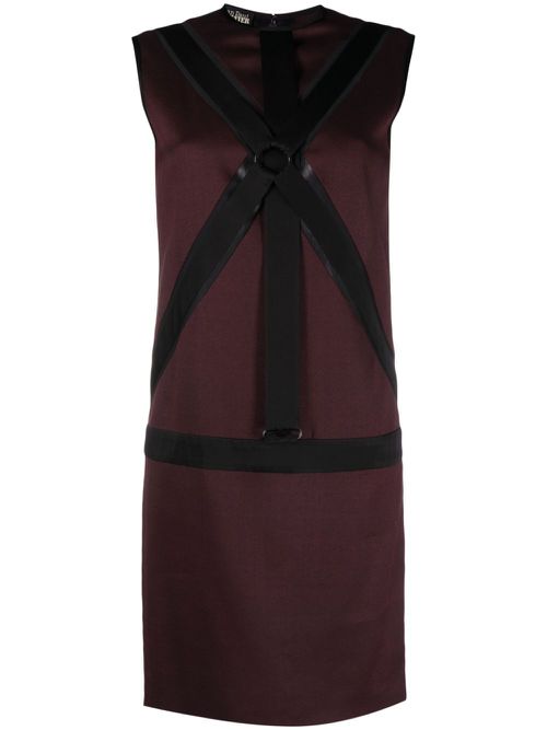 Strappy design sleeveless dress - Purple