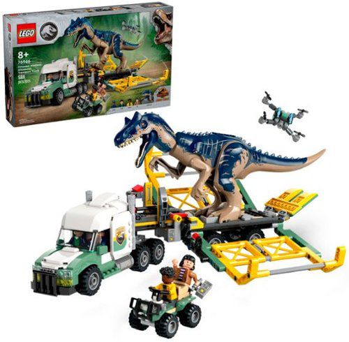 Jurassic World Dinosaur Missions: Allosaurus Transport Truck Toy 76966