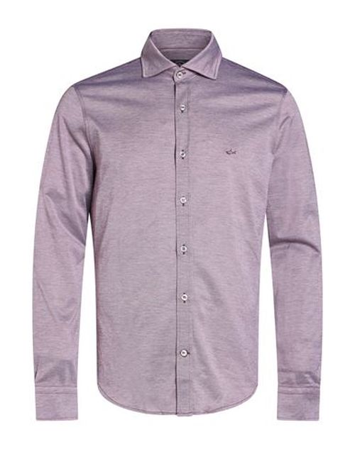 Man Shirt Burgundy Size 16 Cotton