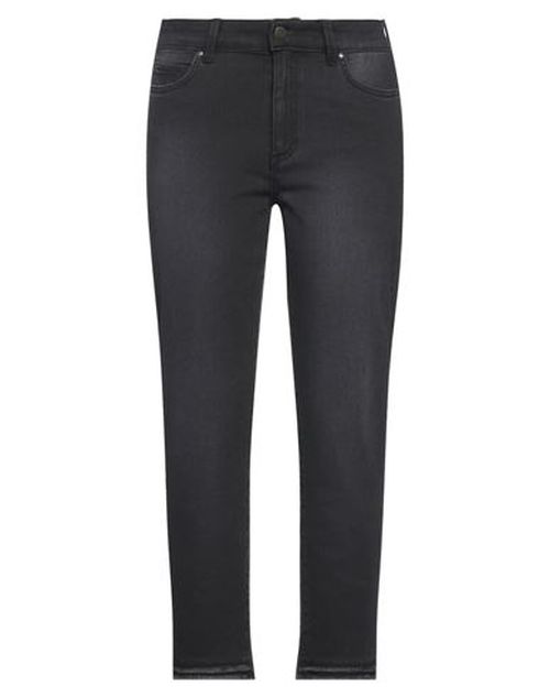 Cigala's Woman Jeans Black Size 26 Cotton, Polyester, Elastane