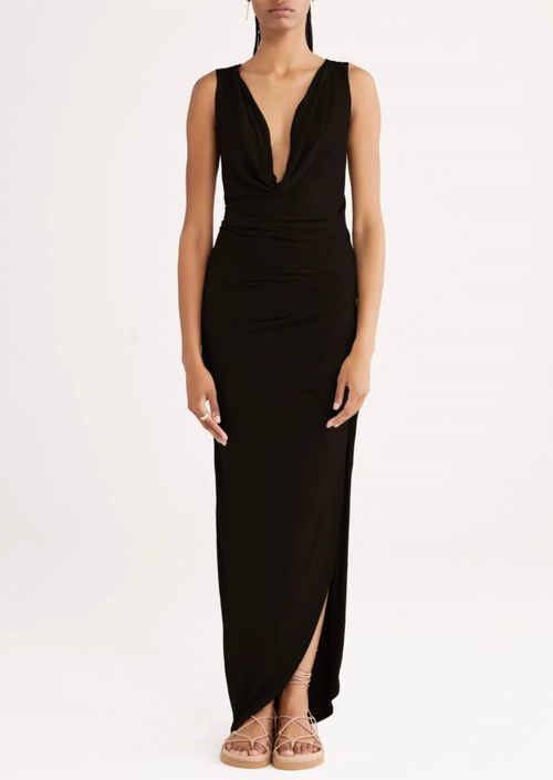 Enya Maxi Dress In Black