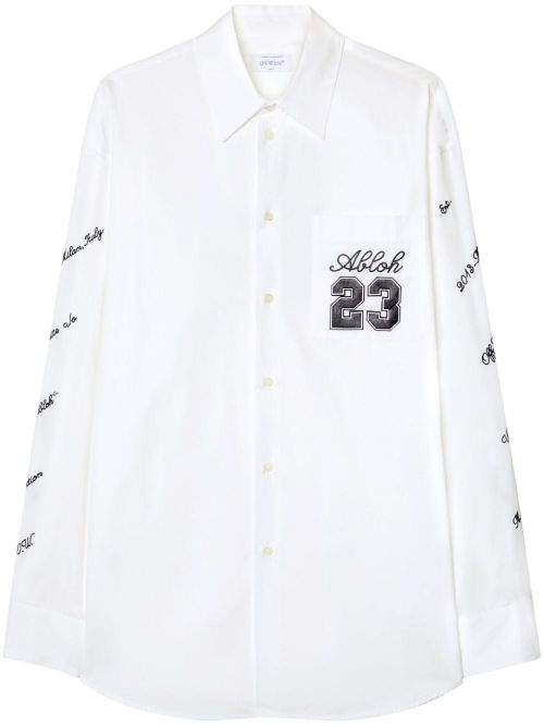 Shirt with embroidery
