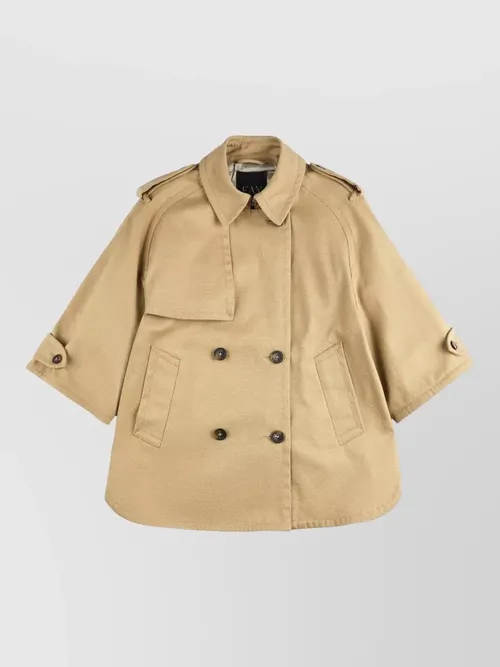 Fay - jacket epaulettes buttoned cuffs flap pockets vent