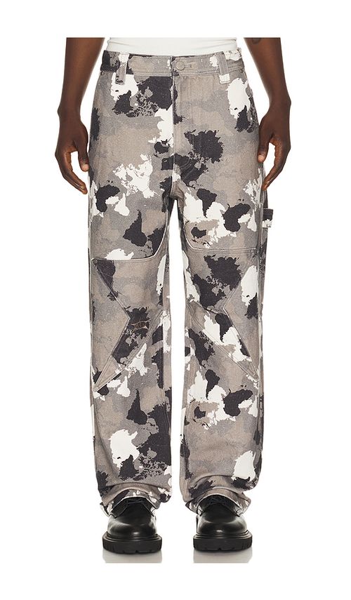 Barriers Worldwide Star Camo Pants in Snow. L also in