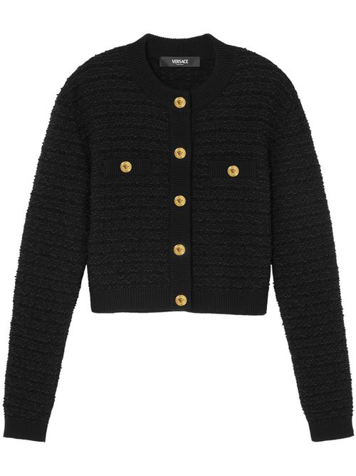 Tweed bouclé jacket - Black