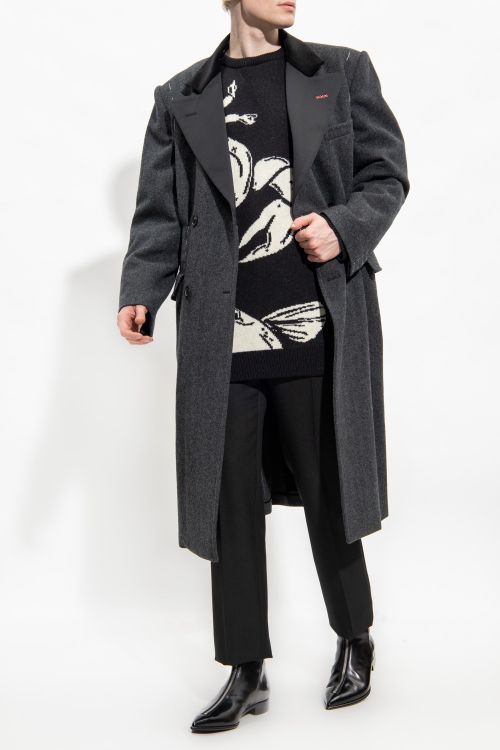 Wool Coat, Men's, Grey