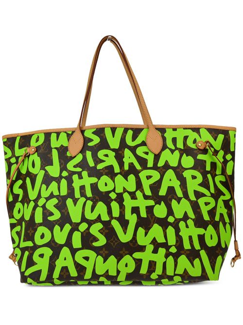 X Stephen Sprouse 2009 Neverfull GM tote bag - Green