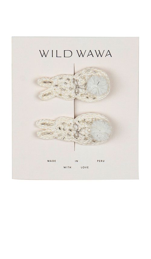 Wild Wawa Kids Crochet Clip Set en Crea